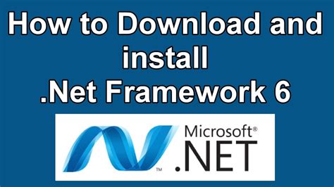 net framework 6 download.
